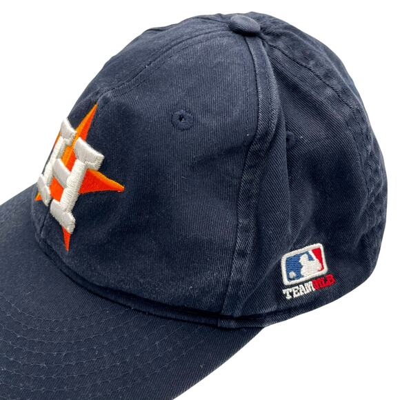 OC Sports Adjustable Houston Astros Black Embroidered Logo Sports Hat - Picture 2 of 7